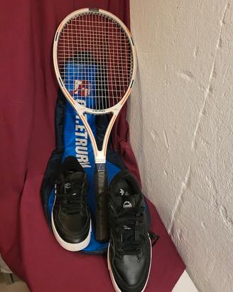 Racchetta tennis Head Comp-Pro + scarpe Adidas