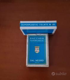 Carte  Baccara Dal Negro  Sigillate Vintage