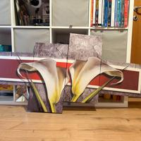 Quadro Moderno Multitela - Fiori Ca