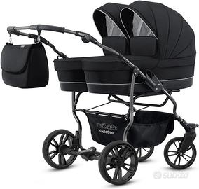 passeggino gemellare trio