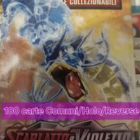 Pokemon- 180 carte espansione scarlatto/violetto