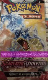 Pokemon- 180 carte espansione scarlatto/violetto