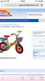 Bici Winnie the Pooh