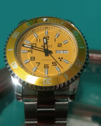 Diver Automatico RUQI "Yellow Soleil"