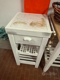 Mobile con pianca marmo