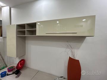 Mobile soggiorno bianco e beige