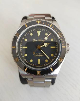 OROLOGIO MECCANICO SUBACQUEO (200m) "SAN MARTIN"