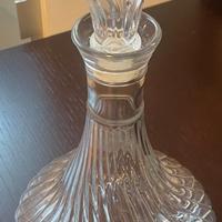 decanter vintage in cristallo