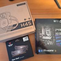 i5 11400, Asus H510, 16gb ddr4, water cooler