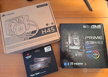 i5 11400, Asus H510, 16gb ddr4, water cooler
