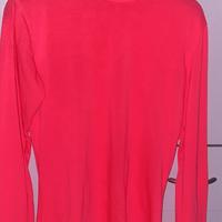 Lupetto rosa fluo, magl girocollo aran e coprispal