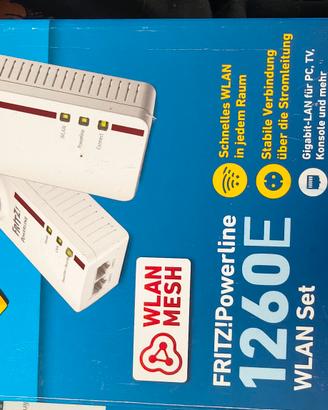 Powerline kit fritzbox 1260e + 1220e