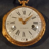 antico orologio tasca oro fine 700
