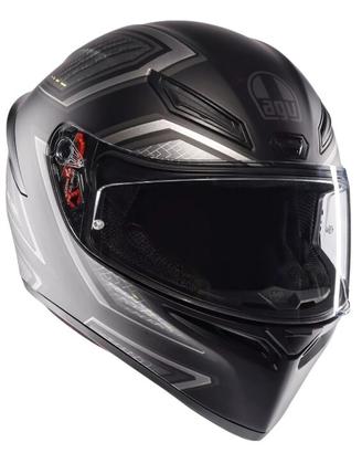 Casco moto integrale AGV K1 S Sling matt black/gre