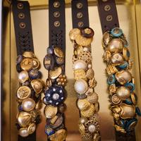 bracciali con bottoni gioiello 