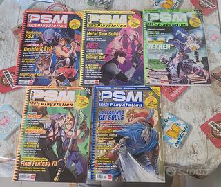 rivista videogiochi Psm nuova edizione 5 volumi