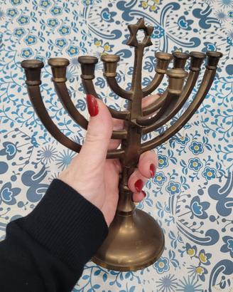 Lampada Chanukkiyah vintage
