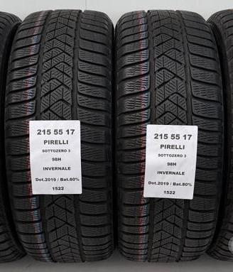 4 gomme 215 55 17 pirelli a1522