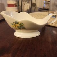 Rara Salsiera "creazioni M.V." PÂTE DE LIMOGES,