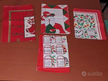 4 Strofinacci Canovacci Calendari 1990 92 97 2007