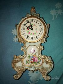 Orologio Porcellana Capodimonte dipinto a mano
