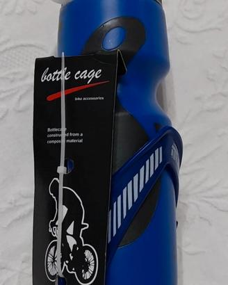 Borraccia Blu per bicicletta. Nuova mai usata
