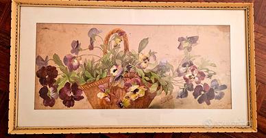 Dipinto firmato Demo Comolli,datato 26 aprile 1915