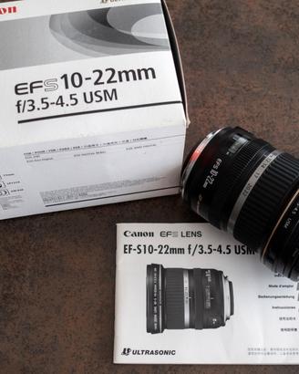Obiettivo Canon EF-S10-22mm f/3.5-4.5