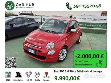 Fiat 500 1.0 Hybrid 70 CV Lounge