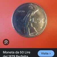 moneta 50 lire 1979 RARA