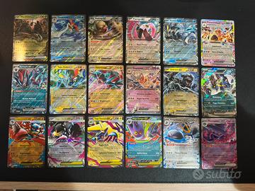 Lotto 18 carte pokemon holo Ex ita nm