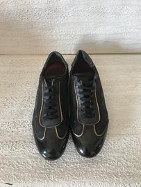 Louis Vuitton sneakers scarpe basse pelle  nere