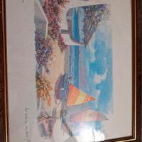 dipinto P.Lavine  pittore e acquerellista