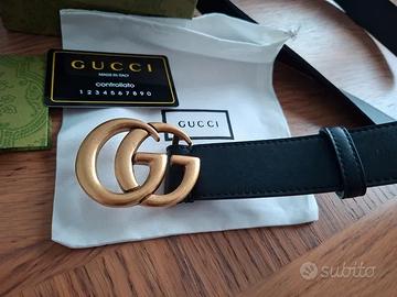 Cintura Gucci Autentica Completa Pelle 105cm