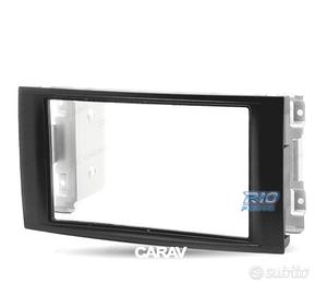 CORNICE NERA RADIO 2-DIN PER VOLKSWAGEN VW TOUAREG