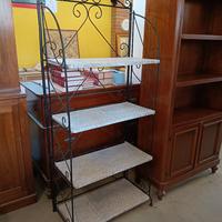 Scaffale Vintage con struttura in metallo