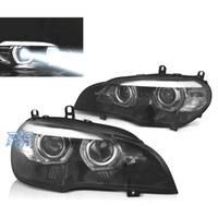 FARI LED BMW X5 E70 07-13 OEM XENON OCCHI ANGEL NE