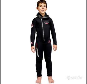 Muta sub cressi junior 5 mm . 10/11 anni. XXS