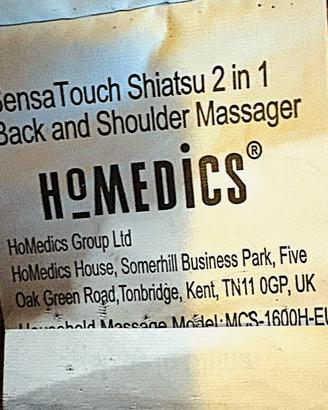 Massaggiatore HoMedics SensaTouch Shiatsu 2-in-1
