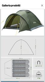 Tenda 2-3 persone