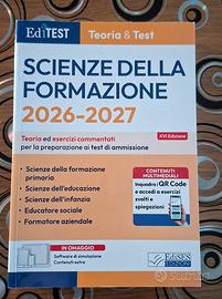 Libro ediTest Scienze della formazione 2026-2027