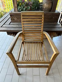 Sedie in legno