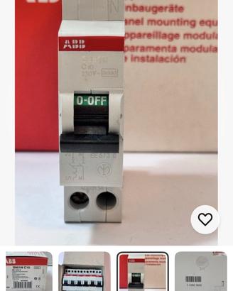6 X ABB S951N C10 Interruttore Magnetotermico