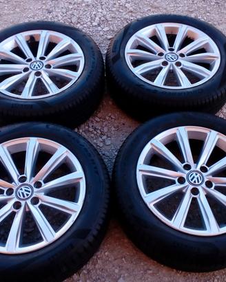 CERCHI E GOMME 17 ORIGINALI VW COD:545