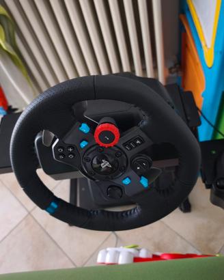 volante Logitech g29 + cambio + supporto volante 