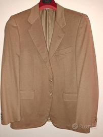 giacca in lana cammello