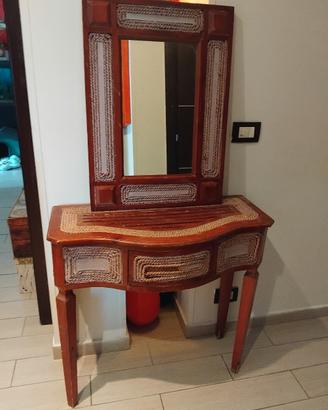 Mobiletto con  specchio