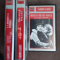 3 Videocassette VHS di film classici initaliano