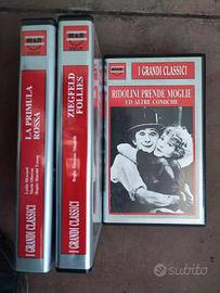 3 Videocassette VHS di film classici initaliano