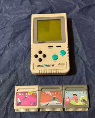 Watara Super Vision Console + 3 giochi